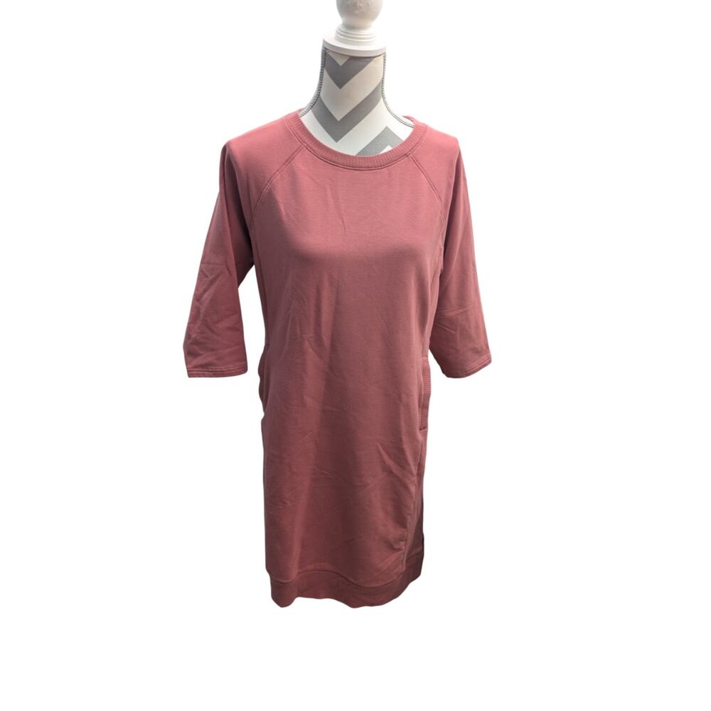 LL Bean Sweatshirt Dress with pockets Womens Petite Medium